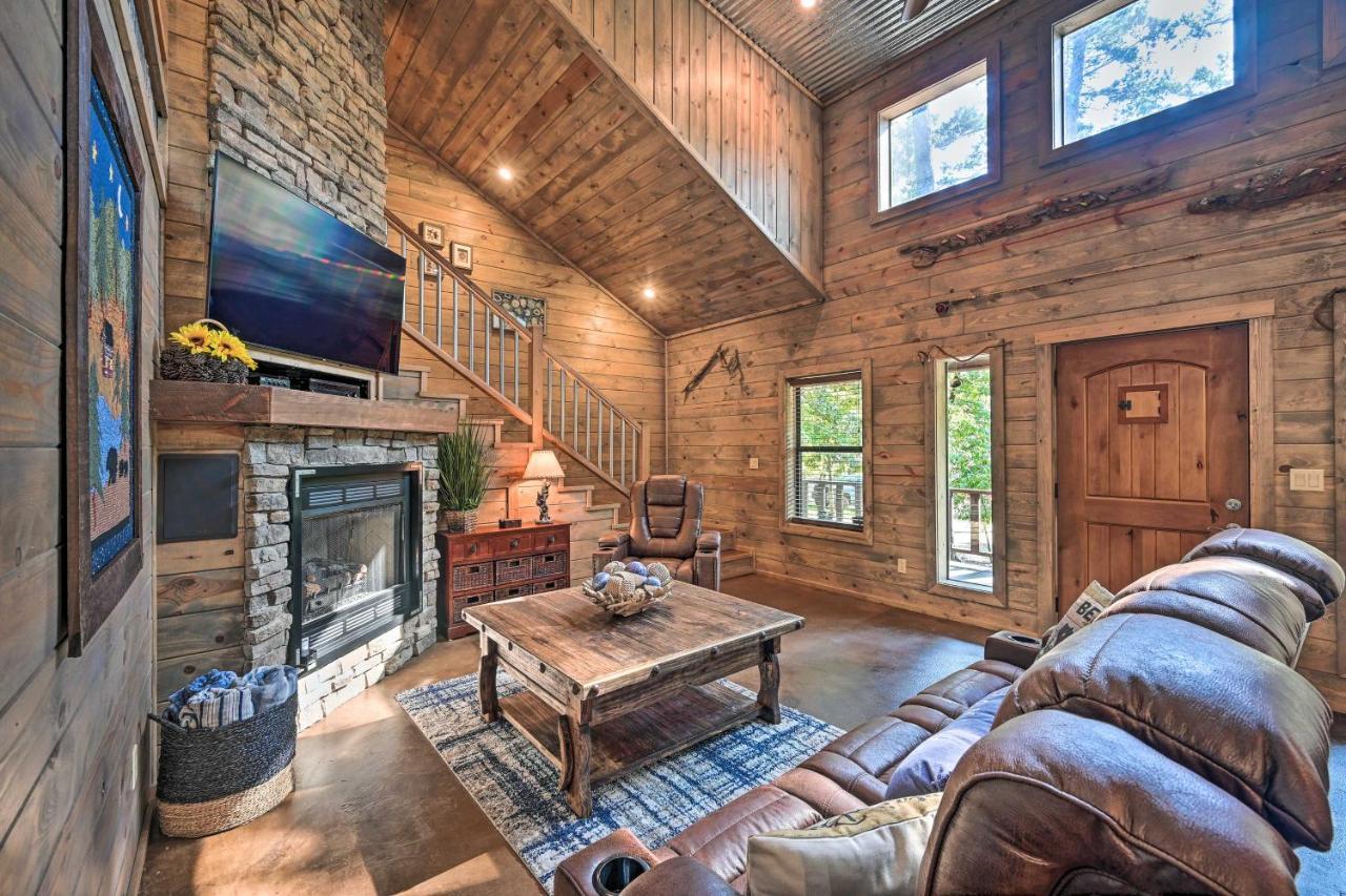 Luxe Broken Bow Cabin With Tesla Charging Station Stephens Gap Екстериор снимка