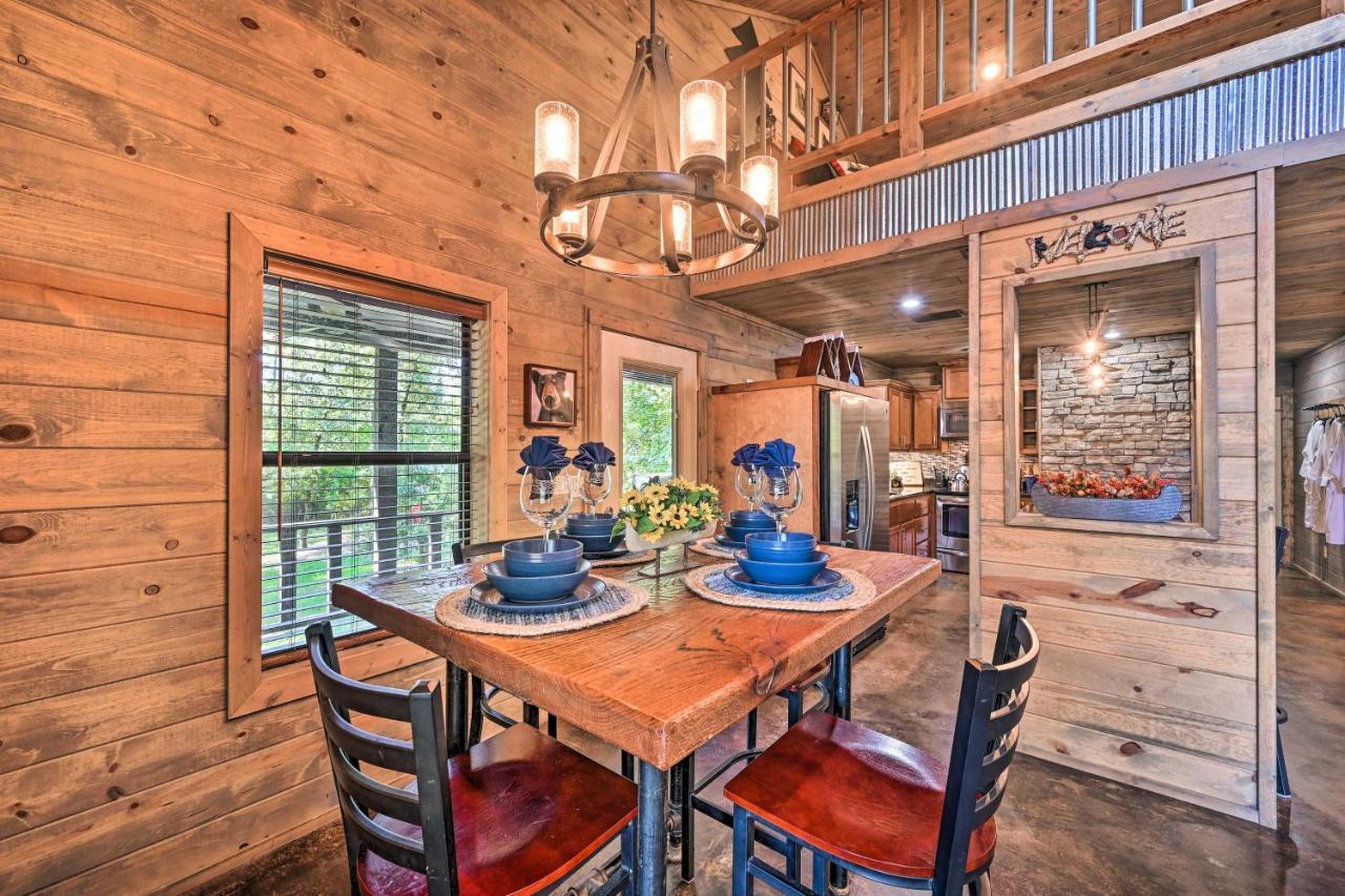 Luxe Broken Bow Cabin With Tesla Charging Station Stephens Gap Екстериор снимка