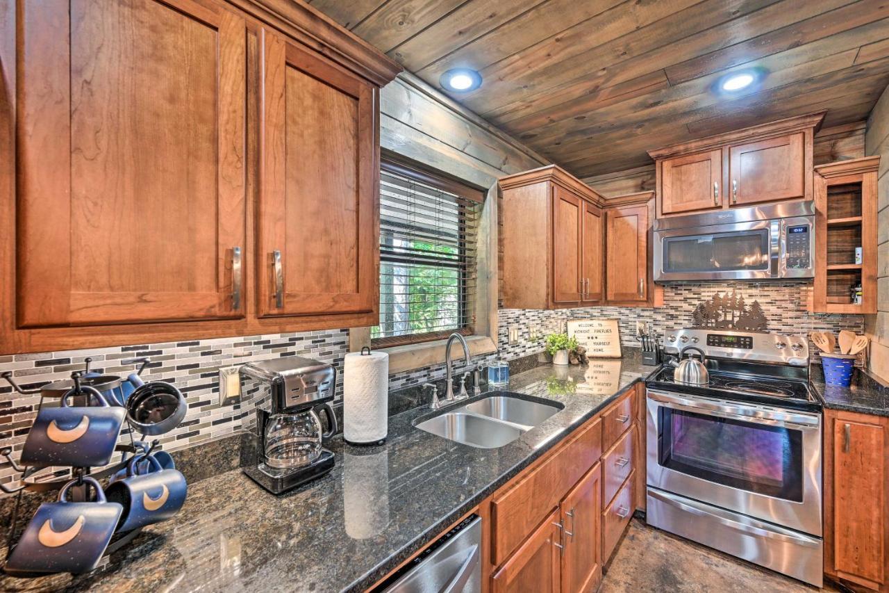 Luxe Broken Bow Cabin With Tesla Charging Station Stephens Gap Екстериор снимка
