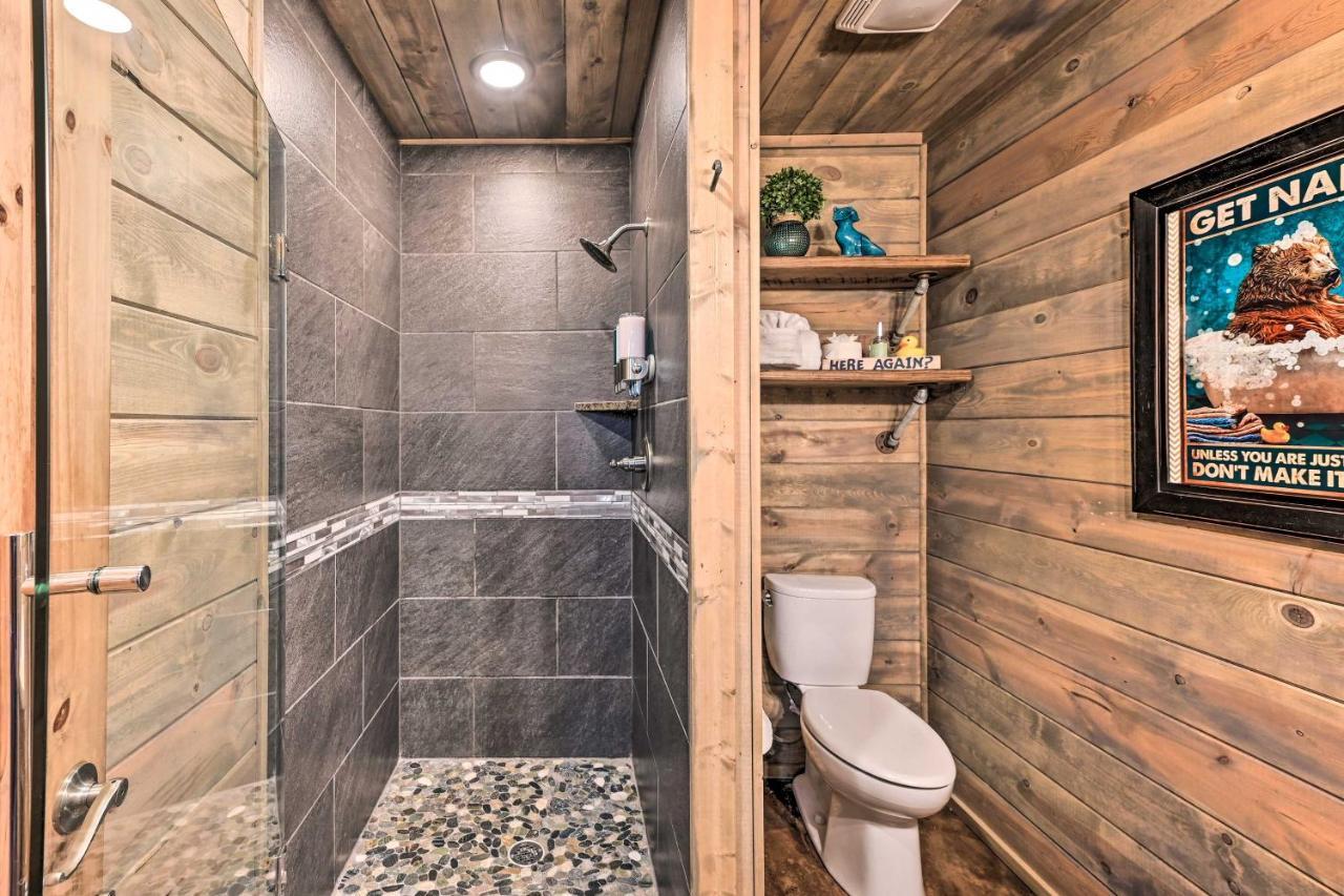 Luxe Broken Bow Cabin With Tesla Charging Station Stephens Gap Екстериор снимка