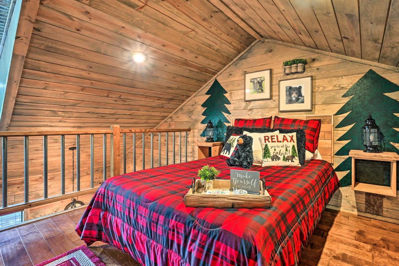 Luxe Broken Bow Cabin With Tesla Charging Station Stephens Gap Екстериор снимка